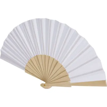 Vějíř Manuela - Bílá