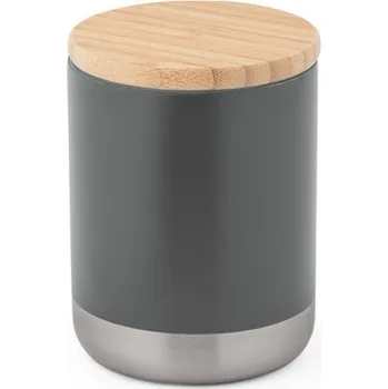 Termohrnek NORRE TUMBLER. Dvoustěnný nerezový (36% recyklace) vakuově izolovaný kelímek 370 ml - Tmavě Šedá