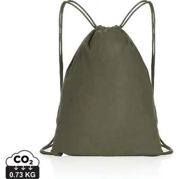 Městský batoh Šňůrkový batoh Impact ze 145g recyklované bavlny AWARE™ - Zelená