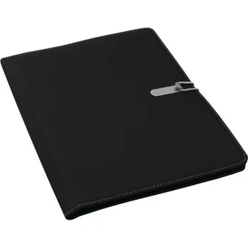 Aktovka na dokumenty Portfolio Session Formátu A4 - Černá / Šedá