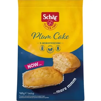Trvanlivě pečivo Plum Cake jemné pečivo s jogurtem 165g 5ks Schar bez lepku 5747