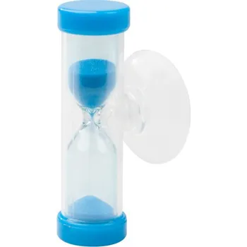Hodiny Přesýpací hodiny Sandy - Modrá / Průhledná