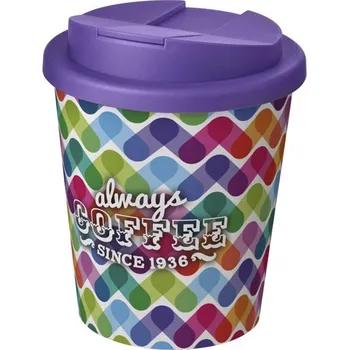 Termohrnek Termo hrnek Brite-Americano Espresso® 250 ml s uzávěrem odolným proti rozlití - Bílá / Purpurová