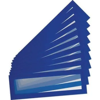 Kancelářský nábytek Informační kapsy Magneto Pro Solo Tarifold, magnetické, 80 x 235 mm, modrá, 10 ks