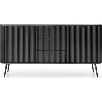 Komoda Komoda Zova 168 cm černá/černý rám