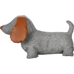 Zarážka na dveře Pes DOGGY, 1.jezevčík/2.knírač, šedá, 32x27cm|výběr z variant|Esschert Design - produkt č. 1