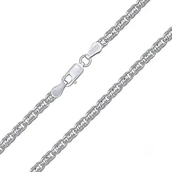 Řetízek Stříbrný řetízek Mariner s diamantovým výbrusem - 3 mm varianta 45 cm KRM06470N-45 cm
