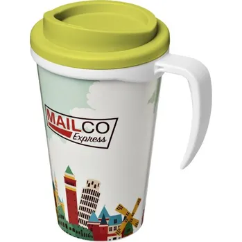 Termohrnek Termo hrnek Brite-Americano® grande 350 ml - Bílá / Limetková