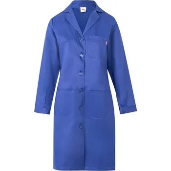 Dámská halenka VL RAMA. Keprová halena s dlouhým rukávem (175 g/m²), z bavlněného kepru (35 %) a polyesteru (65 %) - Královská Modrá / 46