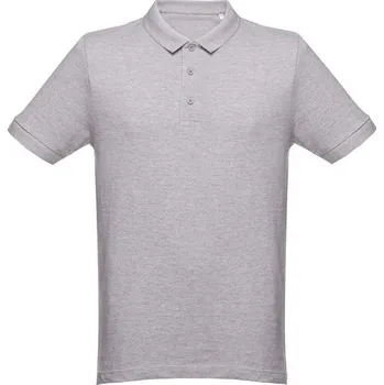 Pánská košile THC MONACO. Pánská polokošile - Světle Šedá / XXL