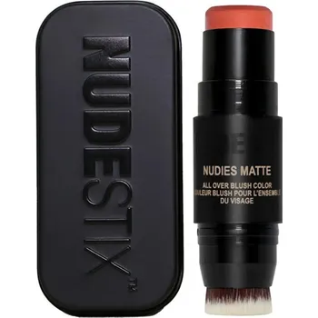 Přípravek na tvář Nudestix Nudies Matte All Over Face Blush Color - Tyčinka na oči, tváře a rty 7 g - Moodie Blu