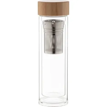 Termohrnek Skleněná Termo Láhev Andina