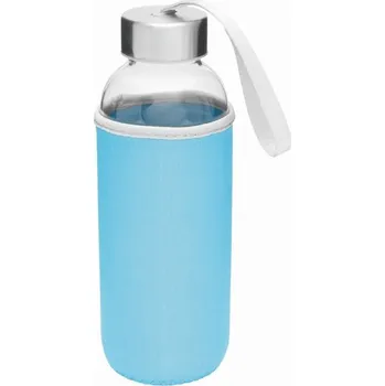 Láhev Skleněná Láhev Take Well - Modrá / Transparentní