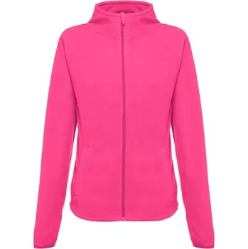 THC HELSINKI WOMEN. Dámská polar fleecová bunda s polyesterovým páskem - Růžová / L