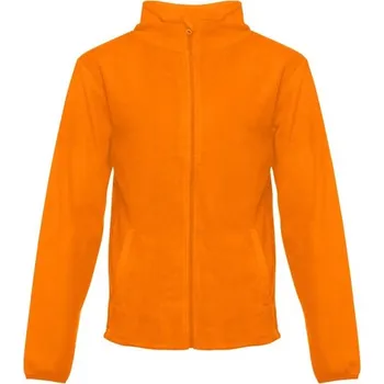 THC HELSINKI. Pánská fleecová bunda z polyesteru - Oranžová / M