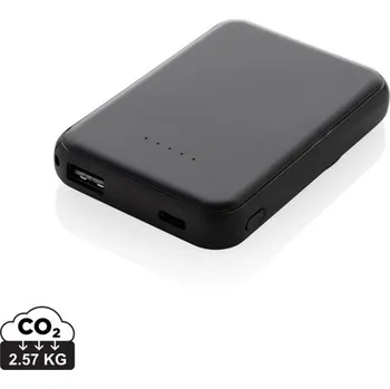 Powerbanka Magnetická powerbanka Stellar 5000mAh 5W z RCS plastu - Černá