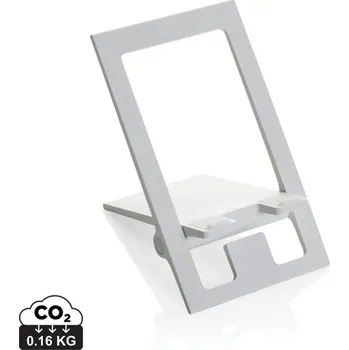 Pouzdro na mobilní telefon Skládací stojánek na telefon SnapStand z RCS recykl. plastu - Bílá