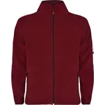 Pánská celorozepínací fleecová bunda Luciane - Granátová / S