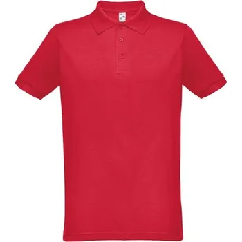 Pánská košile THC BERLIN 3XL. Pánská polokošile - Červená / 3XL
