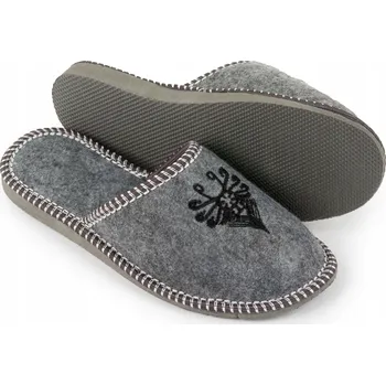 Dámská obuv Filcové pantofle, dámské pantofle, sandále, horský styl s parzenicí, vel. 39