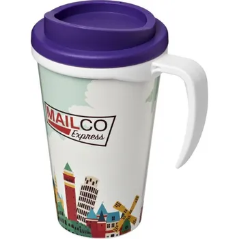 Termohrnek Termo hrnek Brite-Americano® grande 350 ml - Bílá / Purpurová