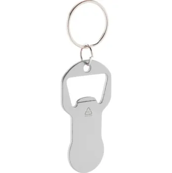 Otvírák Přívěšek na klíče s otvírákem na láhve Biropi - Stříbrná