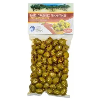 oliva LAIOS - LAIOS Zelené olivy s peckou a Chilli - 250g
