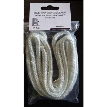 šňůra izolační 14x14mm (500°C) ISOTEM 10 (2m)