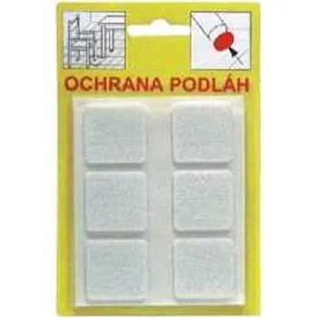 Podložka pod nábytek Ochrana podlah č.105 HNĚDÁ 28x28 mm