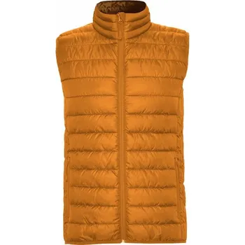 Pánská vesta Roly Zateplená prošívaná vesta Oslo s měkkou výplní a podšívkou Barva: oranžová broskvová, Velikost: XL RY5092