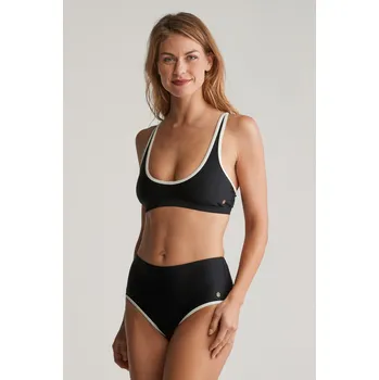 Dámské plavky PLAVKY GANT HIGH WAIST BIKINI HIPSTER BLACK