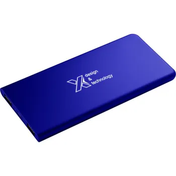 Powerbanka Svítící powerbanka SCX.design P15 5000 mAh - Reflexní modrá