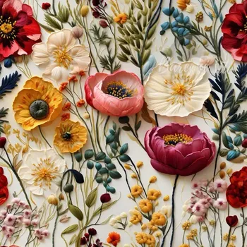 Venezia, Dokonalé 3D kytky (E)** (Polyesterový úplet Venezia)