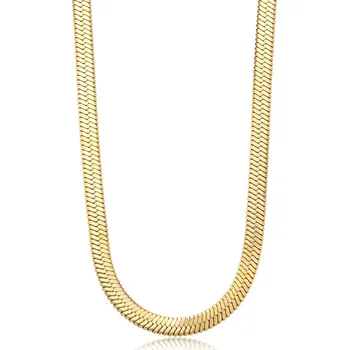 Řetízek S'Agapõ Pozlacený řetízek pro ženy Hádek Chunky SHK85 + 2 měsíce na vrácení zboží