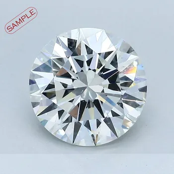 Drahý kámen Přírodní diamant brusu Kulatý briliant 5.03 ct G SI1 s GIA certifikátem S1AEBHGM8