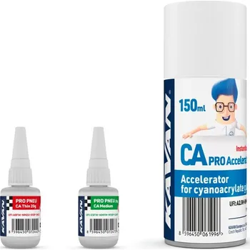 Průmyslové lepidlo KAVAN PRO PNEU střední a řidké vteřinové lepidlo 20g + Kavan PRO aktivátor CA 150ml - expresní doprava