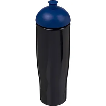 Sportovní láhev s kupolovitým víčkem H2O Tempo® 700 ml - Černá / Modrá