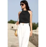 Lotika Balonové lněné tílko se zavazováním kolem krku 1096494