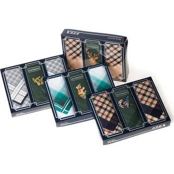 Látkový kapesník Pánské kapesníky myslivecké Etex M15 3 ks - olivové