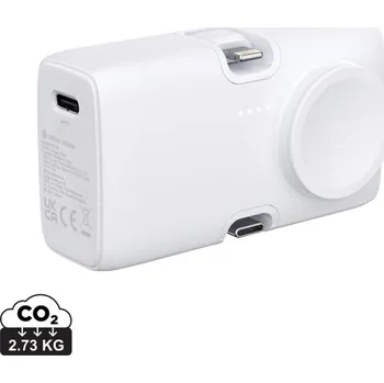 Powerbanka Powerbanka Urban Vitamin San Diego 20W PD z RCS plastu - Bílá