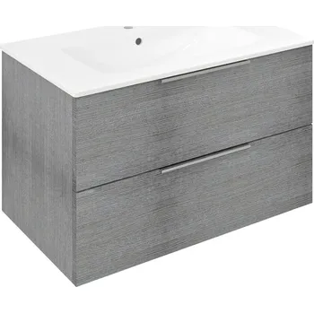 Koupelnový nábytek SAPHO CIRASA umyvadlová skříňka 79,8x52x46cm, dub stříbrný