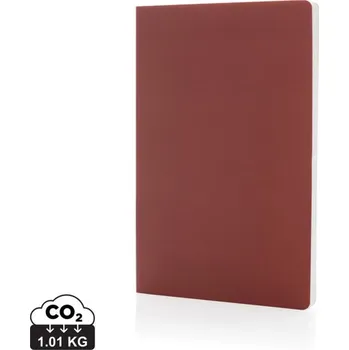 Zápisník Kamenný poznámkový blok A5 Impact s měkkou vazbou - Červená