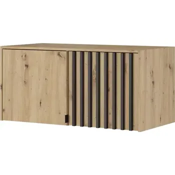 Nástavec na skříň Nástavec na skříň Nelly 105 cm dub artisan/černý