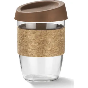 Skleněný hrnek SKLO 380 ml - hnědá