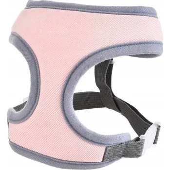 Postroj pro psa Barry King Postroj pro psa 28 - 41 cm šedý růžový