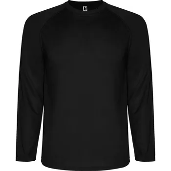 Pánské tričko Pánské sportovní tričko Montecarlo s dlouhým rukávem - Černá / XL