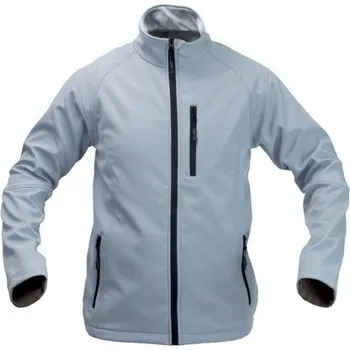 Softshellová Bunda Toasta - Světle Šedá / Černá / M