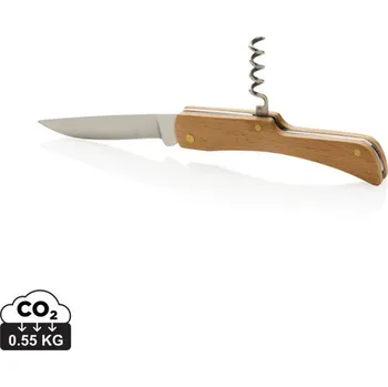 Pracovní nůž Dřevěný nůž s otvírákem
