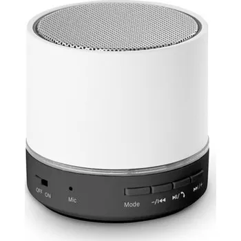 RE-PEREY. 3W přenosný reproduktor s výdrží baterie 4h30m na ​​recyklovaného ABS (100% rABS) - Bílá