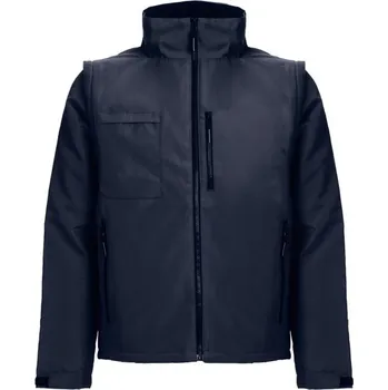 THC ASTANA. Polstrovaná polyesterová bunda (unisex) - Námořnická Modrá / XL